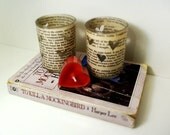 To Kill A Mockingbird- Book Page Votive Holders