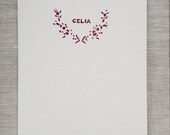 Penniman Laurel // Baby Stamp with Notecards