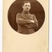 Elegant soldier - vintage photo Portrait portraits real postcard Old Victorian Antique upcycle recycle repurpose portraits retro RPPC army