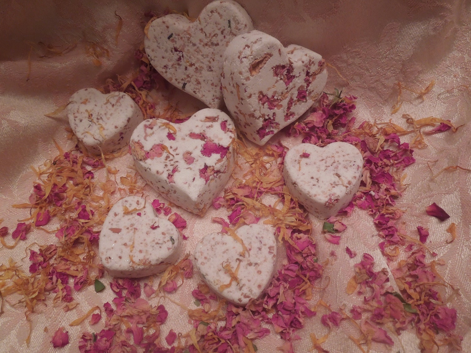 Calendula Rose "Mini" Bath Bomb Set  (set of 2)
