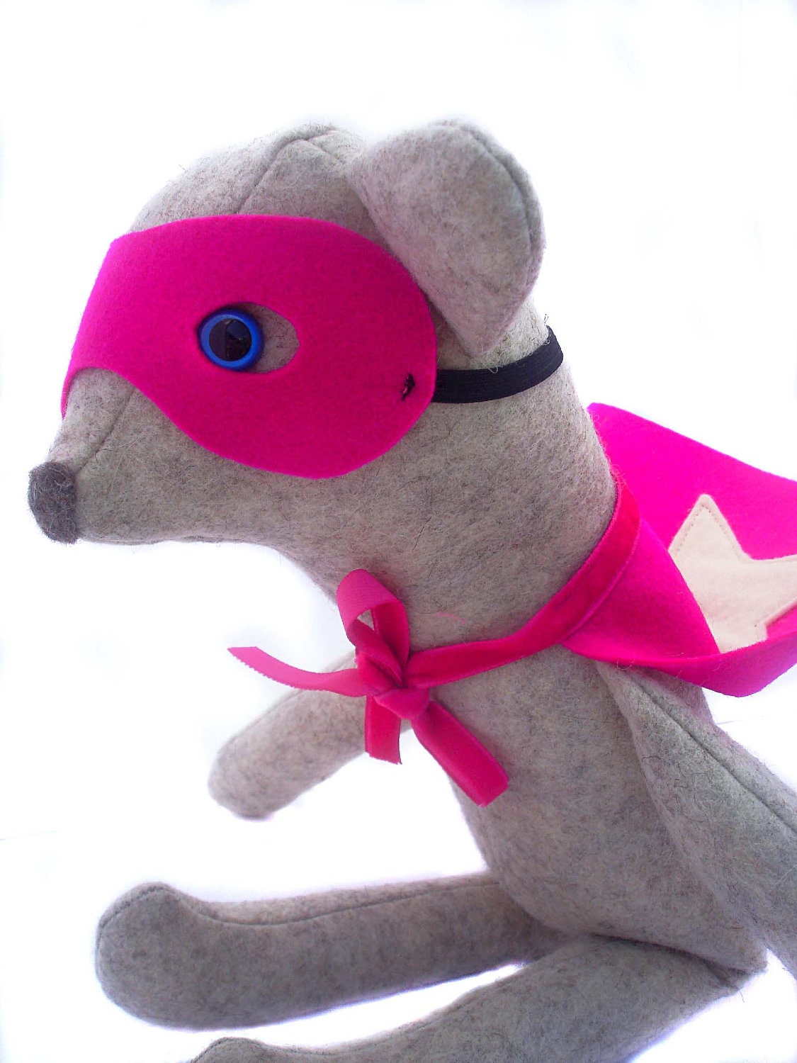 Super Bear /plush Toy/ Stuffed Animal- Super hero/Super girl/Super mom - Ready to Ship