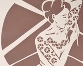 Paper cuts (3) silkscreen on paper