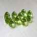 Peridot Bullets, Gemstone, Cabochon, Green, Jewelry
