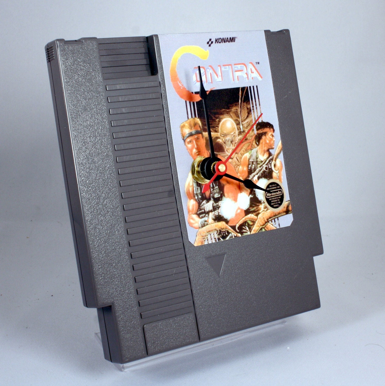 VINTAGE NES Contra Cartridge Clock (1987)