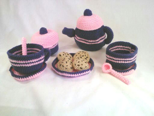 Tea for Two Crochet Tea Set
