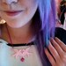 Lilac Birds Necklace