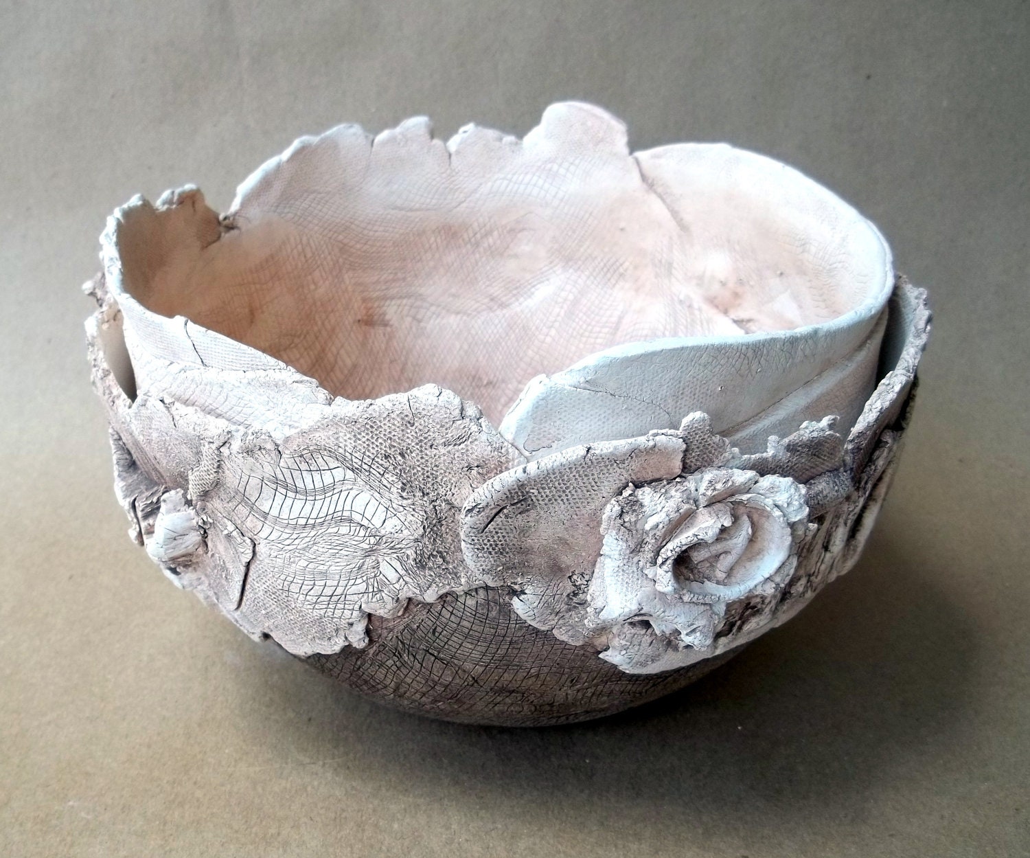 Robert's Hand Built Ceramic Bowl by dgordon on Etsy