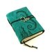 Handmade leather journal, Suede, Seahorse