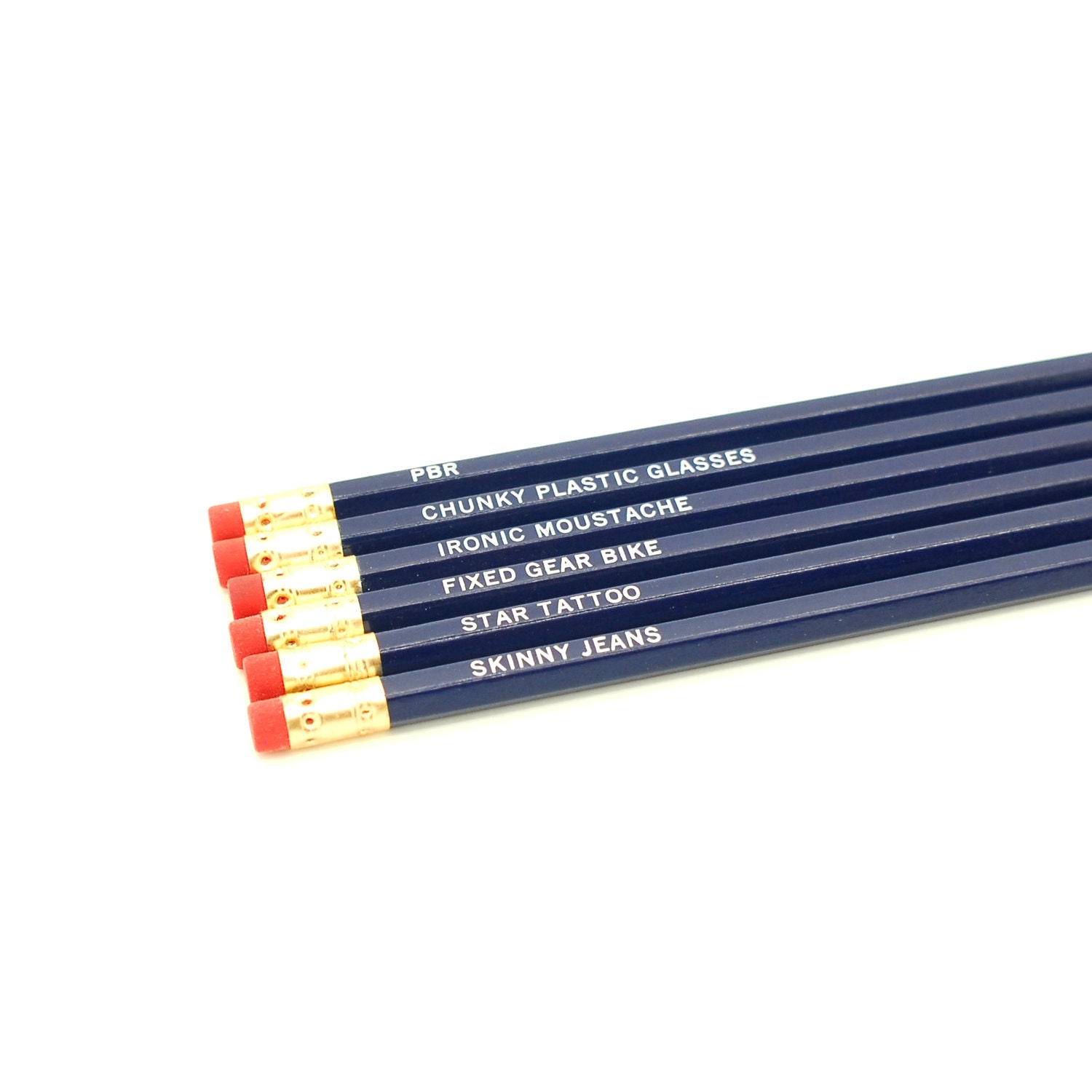 Hipster Bingo Pencil Set