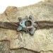 Sea Turtle toggle Clasp - Antiqued Copper
