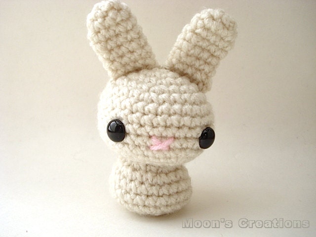 Cream Moon Bun - Amigurumi Bunny Rabbit Doll