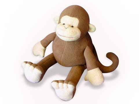 Monkey Plush Toy Pattern PDF INSTANT DOWNLOAD