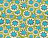 amy butler daisy chain fabric, kaileidoscope dots leaf--FQ