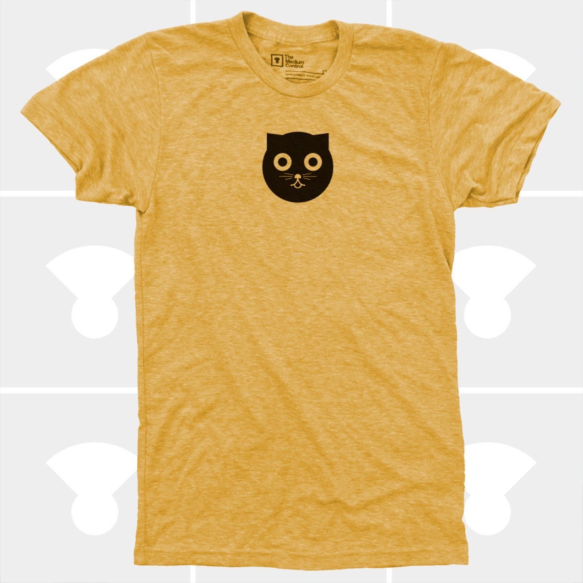 Men T-Shirt: Watson the Cat - Heather Gold T-Shirt