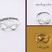 Custom Message Infinity Ring by donnaodesigns