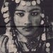 OOAK/Summer, birthday, Gift / Repurposed Vintage Book Page Print, Portrait, Tunisian/Algerian/Woman, Buy 3 get 1 free / Home decor