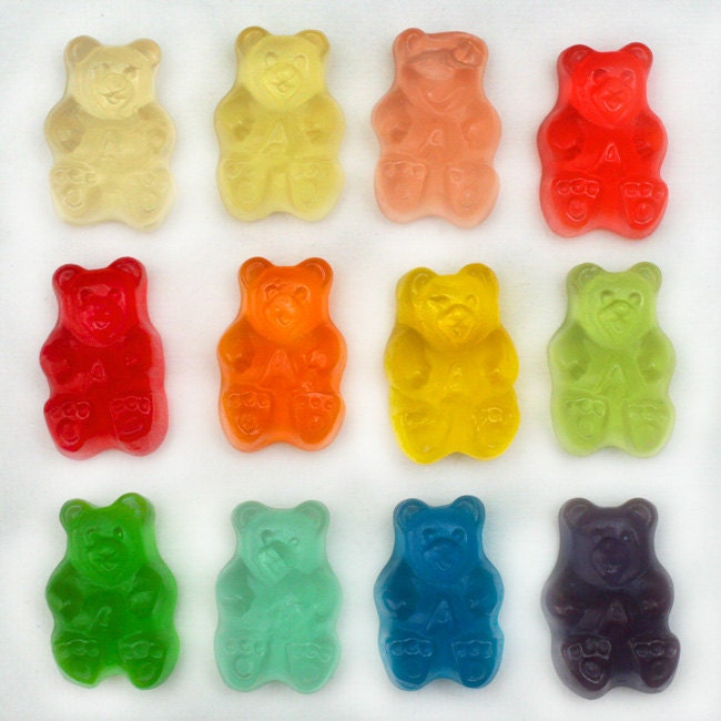 Rainbow Bears - Fine-Art Gummi Bears Print 5x5