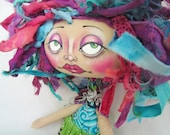 TatterS  original fabric/cloth art doll
