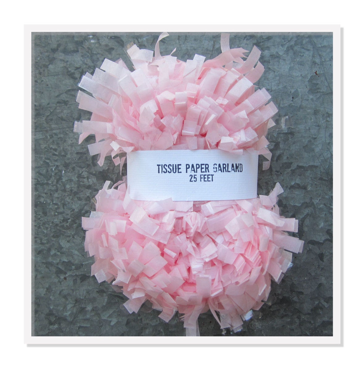 pink tissue paper garland festooning garland by pink tissue paper garland festooning garland by