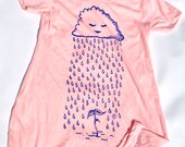 Lil' Sprout Maternity Tshirt in Peach Pink (Made in USA)