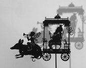 Oberon King of the Fairies/Laser cut Shadow Puppets