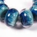 Lampwork Beads - Tidal Blue - BBGLASSART - Lampwork Boro Beads