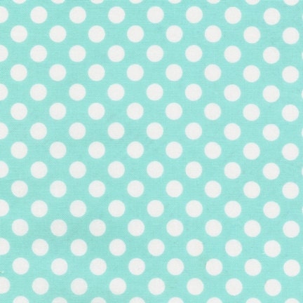 Spot On Dots Pond Blue Polka Dots  by  Robert Kaufman Designer Fabrics 23 inches