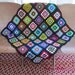 Vintage Granny Square Crochet Lap Throw Blanket