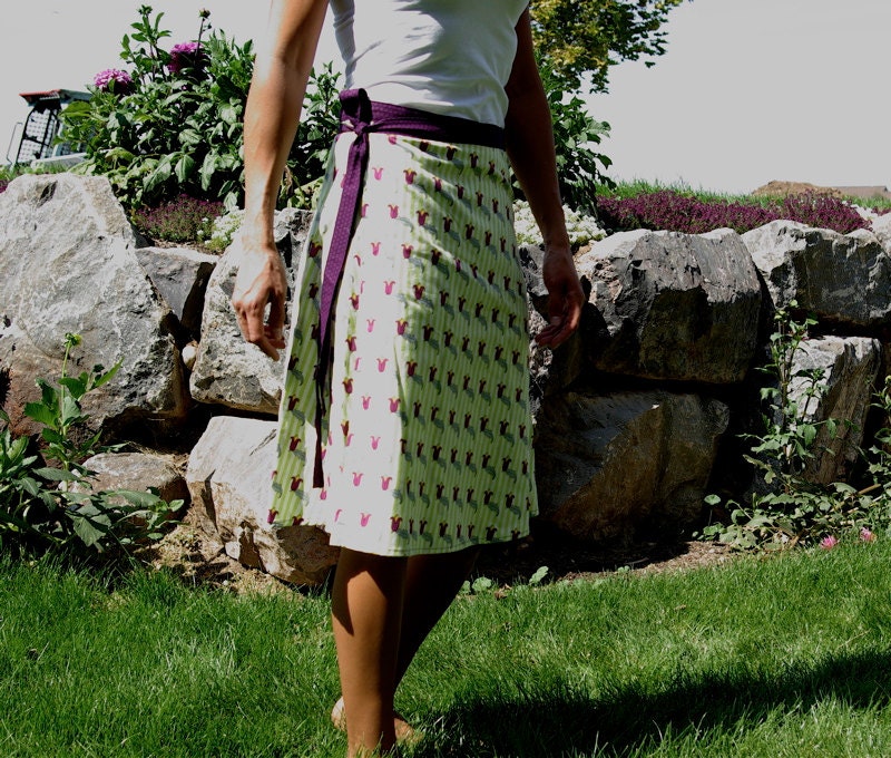 Thelma, wrap skirt, size M/L