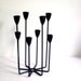 Vintage Wrought Iron Candle Holder Mid Century Modern Decor