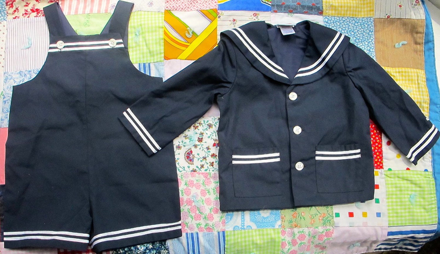 Sailor Romper and Jacket 18-24 Months
