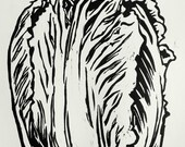Napa Cabbage Hand-printed Block Print