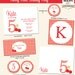 Cherry Picnic Birthday Party - PRINTABLE ONLY - Banner, Toppers, Tags, Invitation and more
