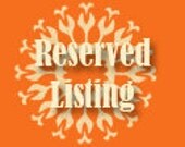 reserved for Claudia