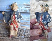 Vintage victorian / edwardian toy 1900s/1910s Paper mache composition  Prince