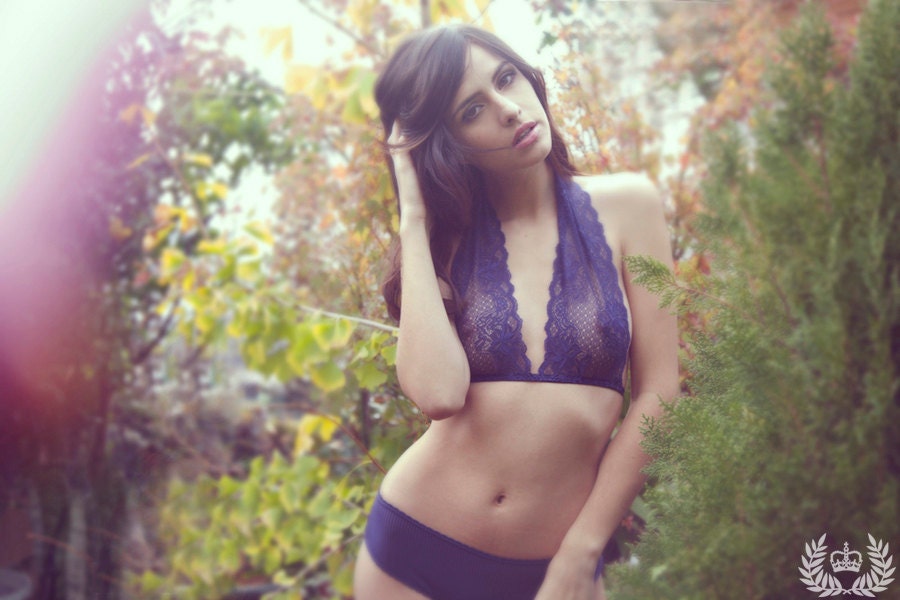 Bra made in Lace , sexy and comfy new line SS13 // Bra and panties in Lace Lujan set