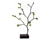 Eco-friendly Rustic Holly Ilex Peridot Glass Green Leaves Bonsai Jewelry Earring Tree or Centerpiece by Tanja Sova - tanjasova Eco-friendly Rustic Holly Ilex Peridot Glass Green Leaves Bonsai Jewelry Earring Tree or Centerpiece by Tanja Sova - tanjasova