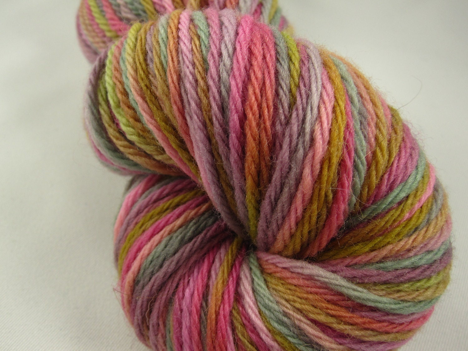 Merino Wool Worsted Weight  Yarn, 217 yards, 3.5 ounces