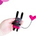 Bunny Brooch - I have a Fuschia Heart