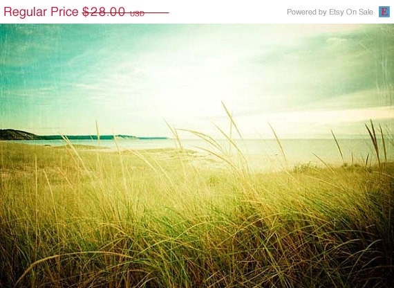 dreamy summer beach photography . ocean print . nautical wall art . cottage chic home . sea shore photograph . I Dreamt of the Beach