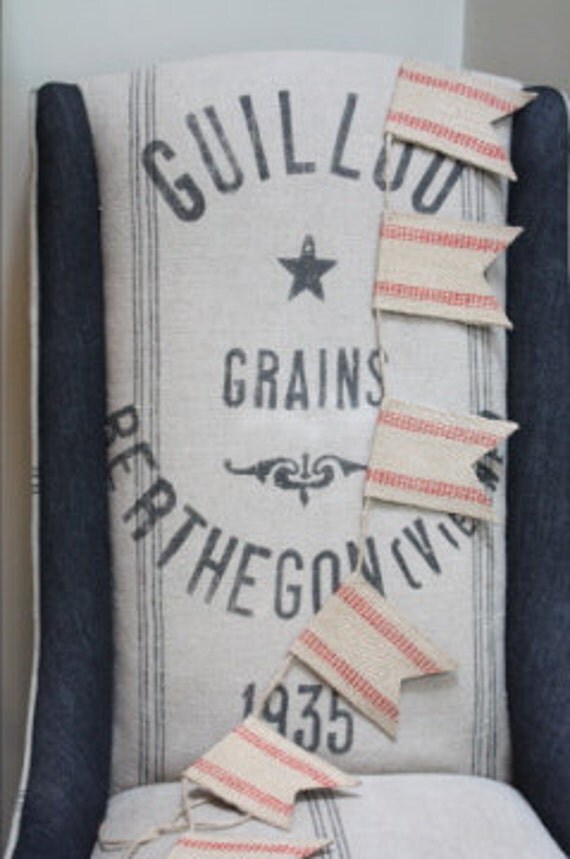 Jute banner/bunting hand made