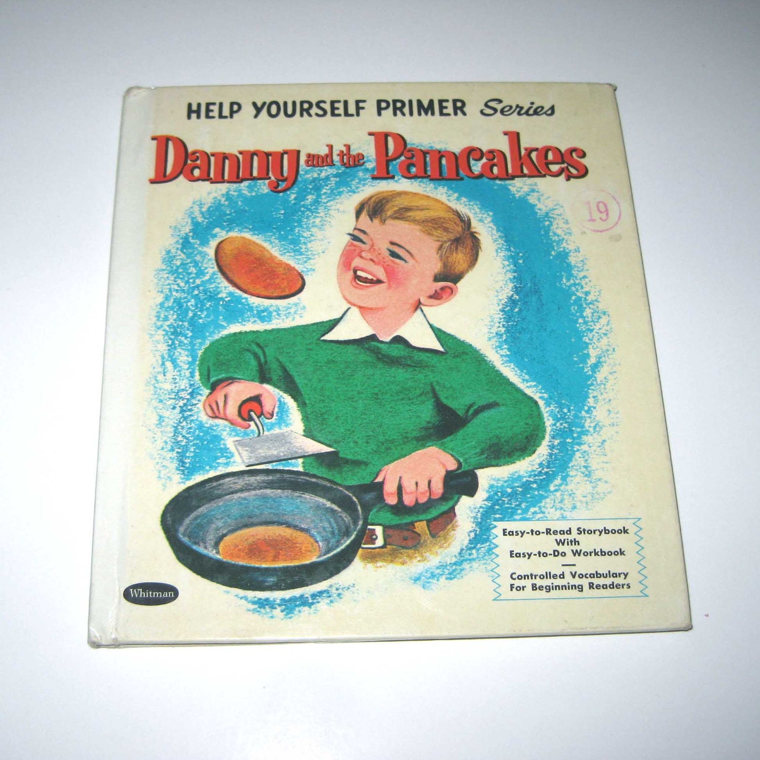 Danny and the Pancakes Vintage 1960s Children's Primer Book by Whitman
