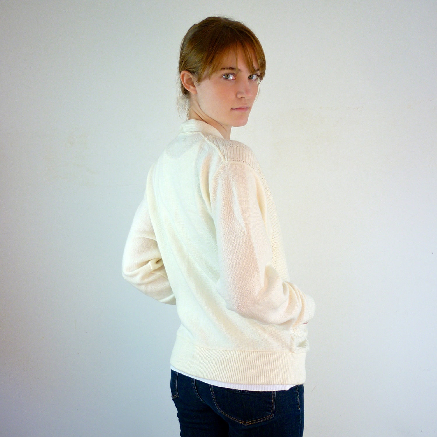 Buttercream Sweater / Boyfriend Cardigan