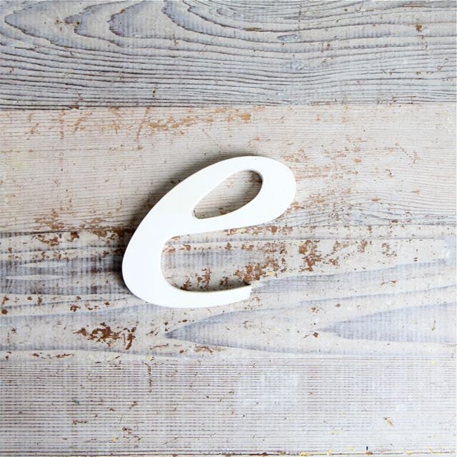 Vintage Lucite Mid Century Industrial Sign Letter - e