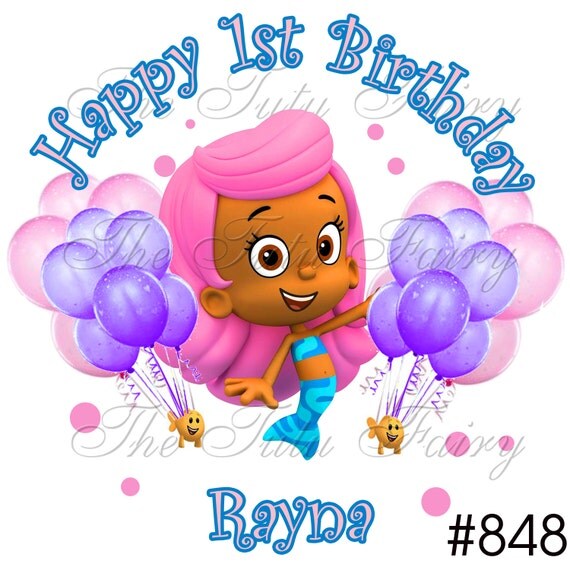 Molly Bubble Kids birthday shirt name age 1st 2nd by TheTutuFairy