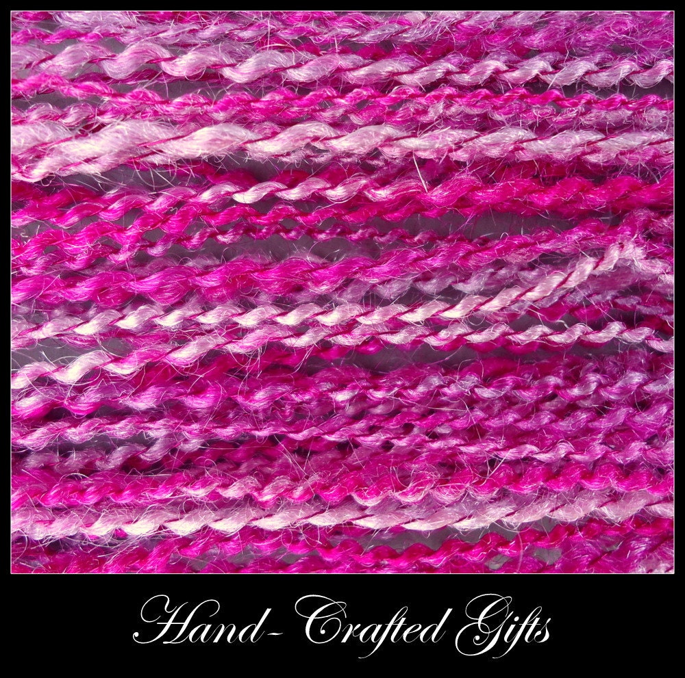 Soft Handspun Yarn - 1 oz, 110yd, Sport Weight , WPI 15, Spiral, Vegan.