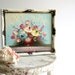 Vintage Oil Painting Shabby Chic / Spring Home Decor / Original Art