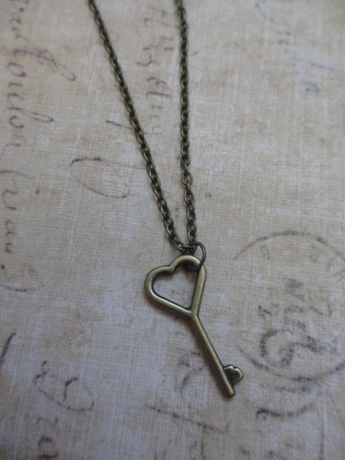 Key to my heart necklace