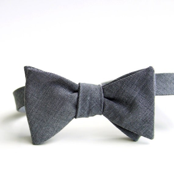 grey bow tie- Ambassador Bruny for xoelle