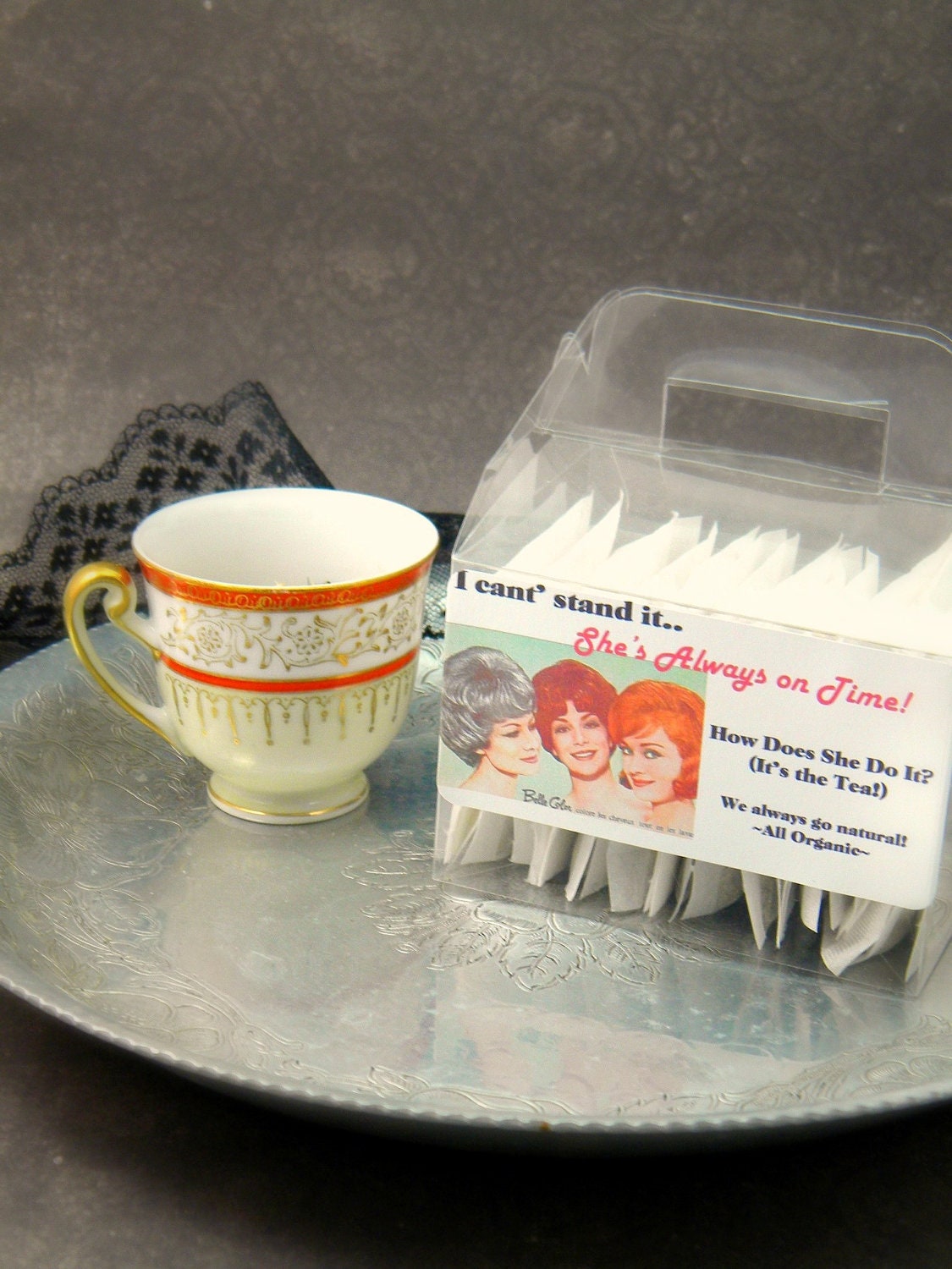 Organic Ginger Tea- She's Always on Time: 30 bags of Organic Tea